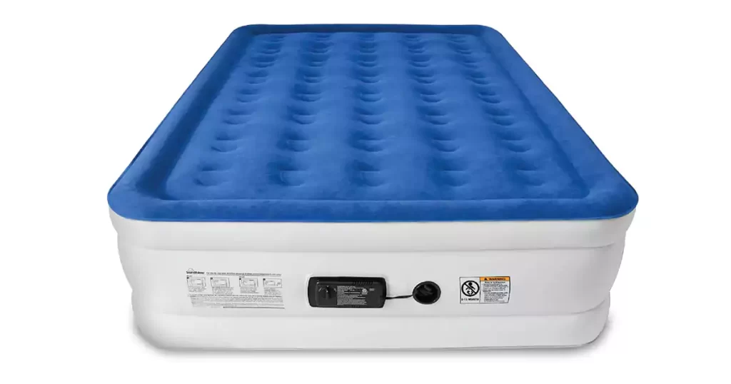 Best Air Mattresses for Heavy Person SoundAsleep Dream Series Air Mattress with ComfortCoil Technology & Internal High Capacity Pump