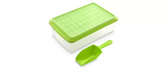 Ice Cube Tray With Lid and Bin