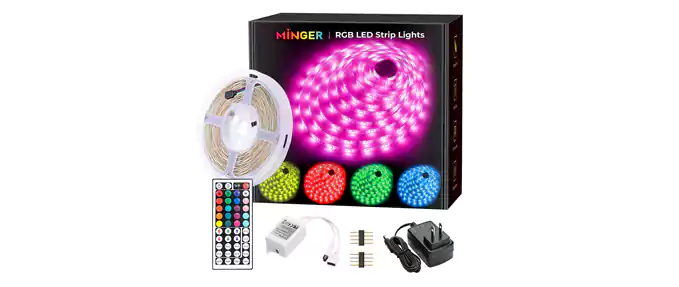 MINGER LED Strip Lights for bedroom