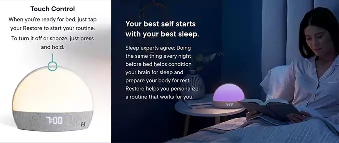 Sound Machine, Smart Light, Personal Sleep Routine