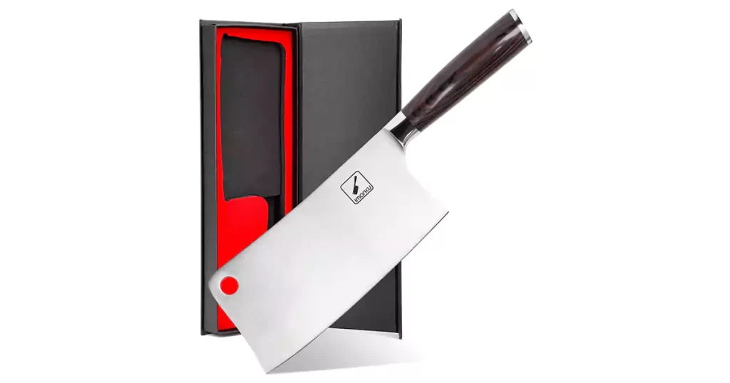 best knife for cutting vegetables Cleaver Knife - imarku 7 Inch Meat Cleaver