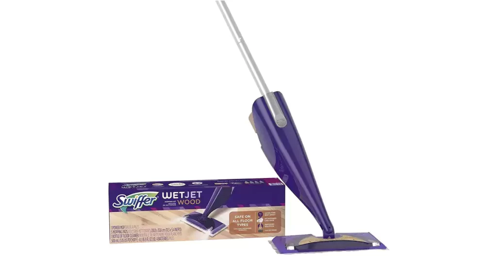 Best Mop for Bathroom Floors Swiffer WetJet Starter Kit, Includes