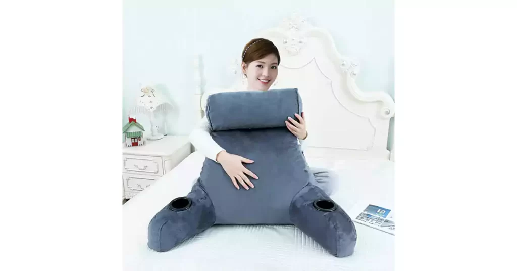 Best Pillow for Watching TV in Bed Reading & Bed Rest Pillow with Support Arms