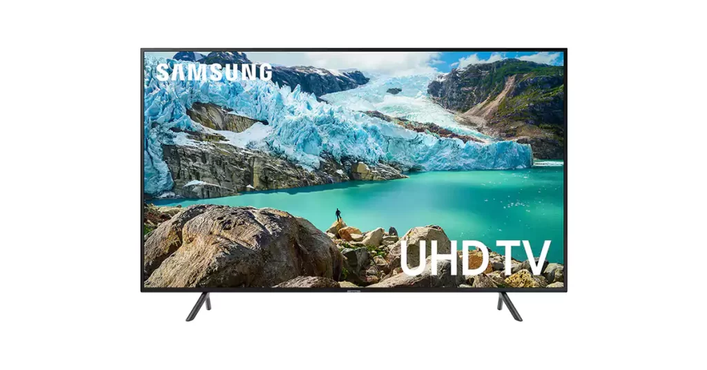 Best Smart TV for Old Person SAMSUNG UN50RU7100FXZA Flat 50-Inch 4K