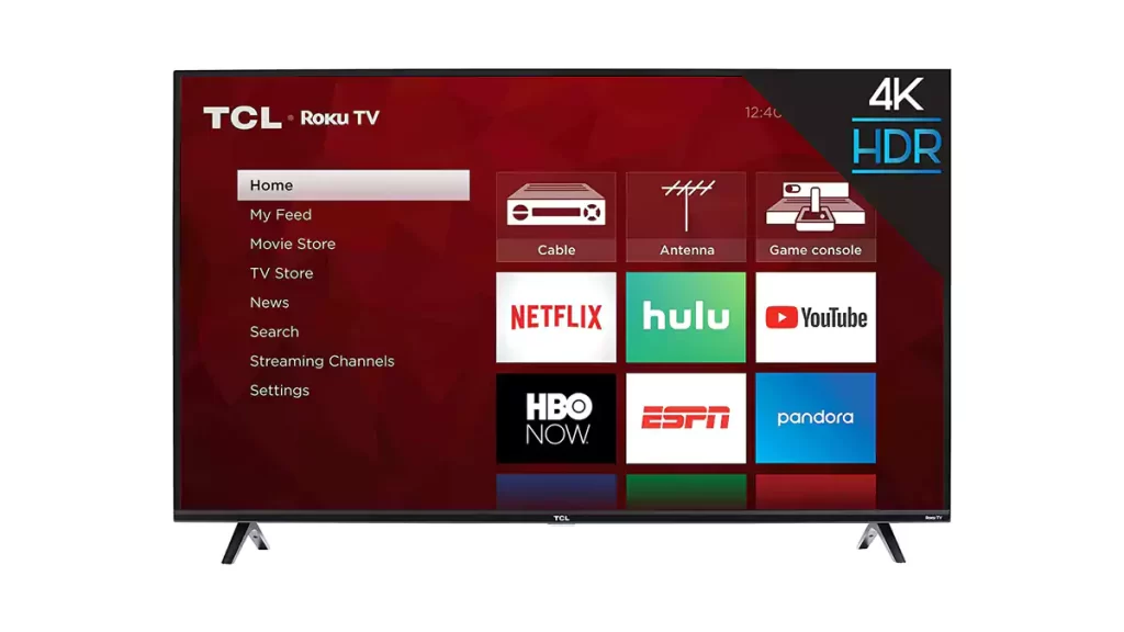 Best Smart TV for Old Person  TCL 50S425 50 Inch 4K Smart LED Roku TV