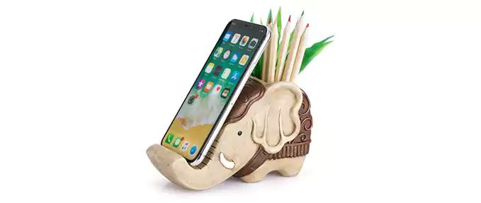 Pen Pencil Holder with Phone Stand