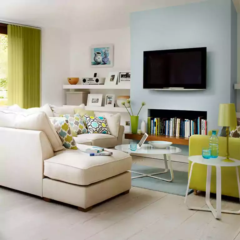 best Small Living Room Ideas tv hanging on wall