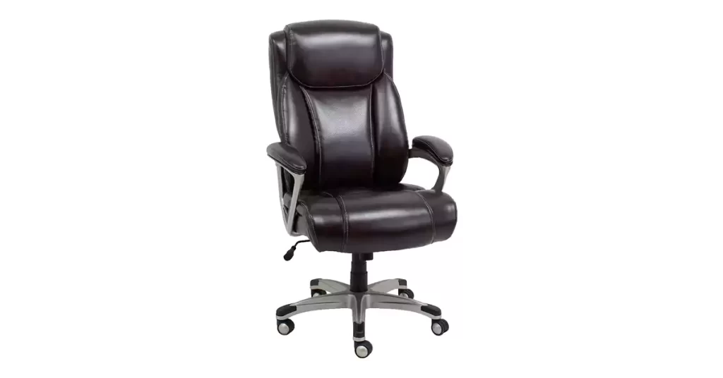 best desk chair for large men Amazon Basics Big & Tall Executive Computer Desk Chair