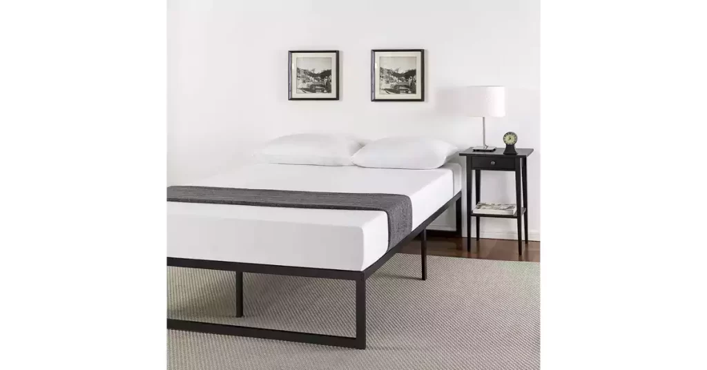 Best Silent Bed Frame Zinus Abel 14 Inch Metal Platform Bed Frame