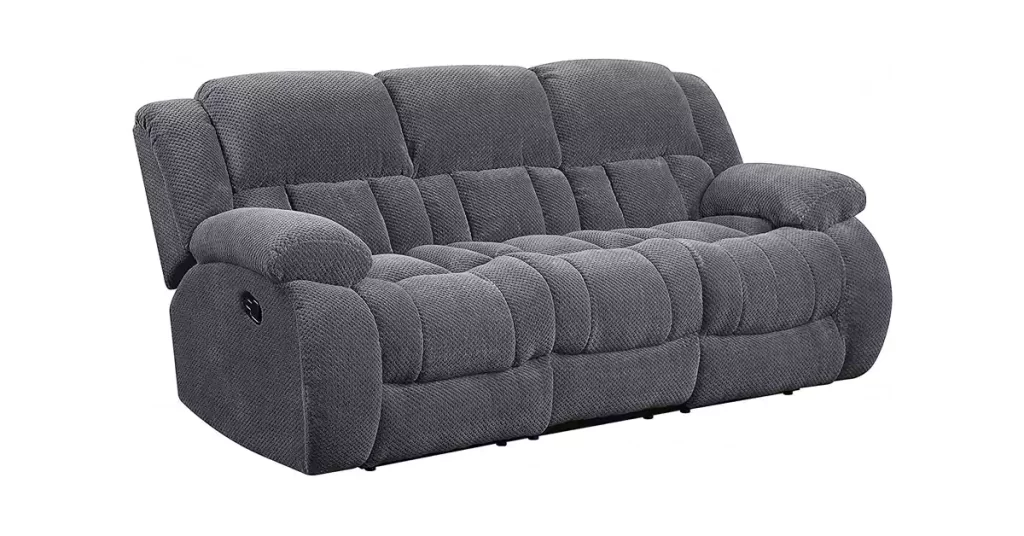 Best Sofa For Heavy Person Coaster Home Furnishings Weissman Pillow Padded Motion Sofa Charcoal