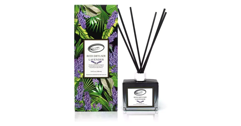 Best Air Freshener For Bathroom Air Jungles Lavender Scent Reed Diffuser Set with Sticks