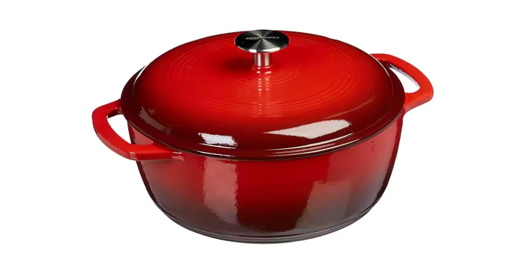 Best Dutch Oven For Bread Amazon Basics Enameled Cast Iron Covered Dutch Oven