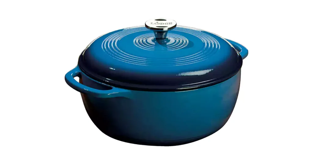 Best Dutch Oven For Bread Lodge EC6D33 Enameled Cast Iron Dutch Oven