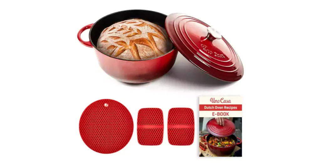 Best Dutch Oven For Bread Uno Casa Enameled Cast Iron Dutch Oven