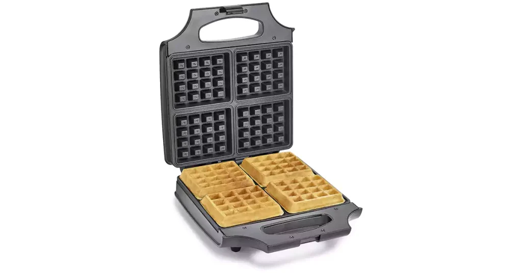 Best Thin Waffle Maker BELLA 4 Slice Non-Stick Belgian Waffle Maker