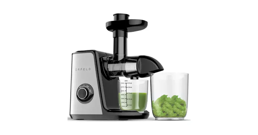 Best Juicer For Carrots Juicer Machine, ORFELD Slow Masticating Juicer Extractor Easy to Clean,