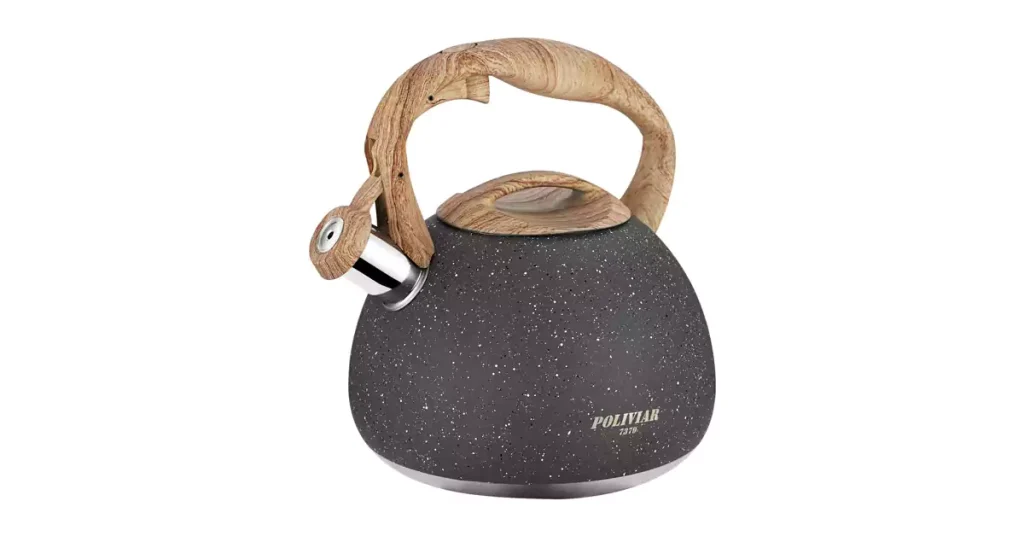 Best Tea Kettle For Gas Stove POLIVIAR Tea Kettle