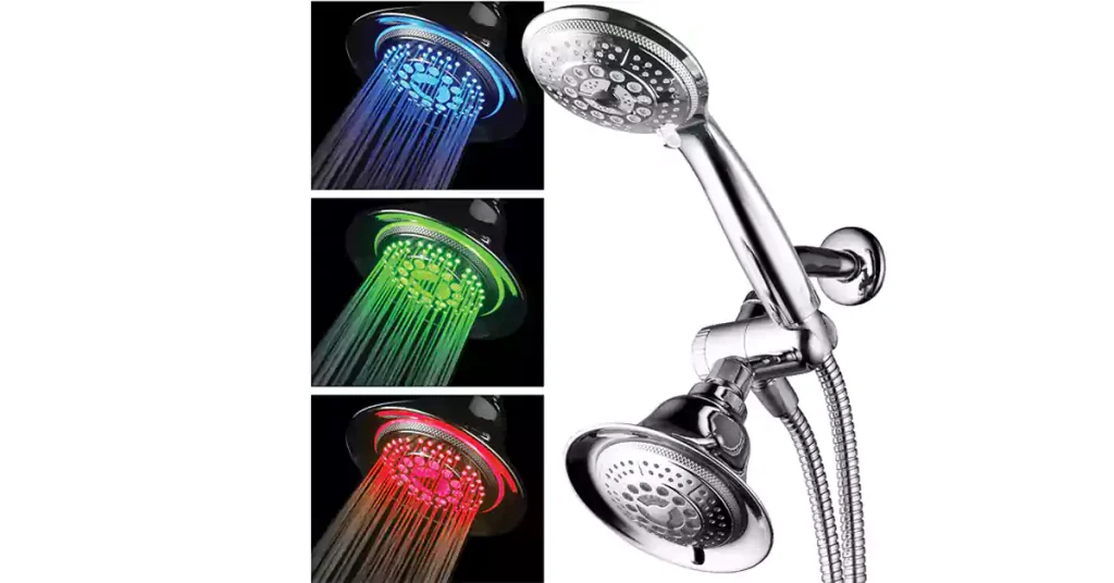 Hotel Spa Shower Combo with LED Shower Head