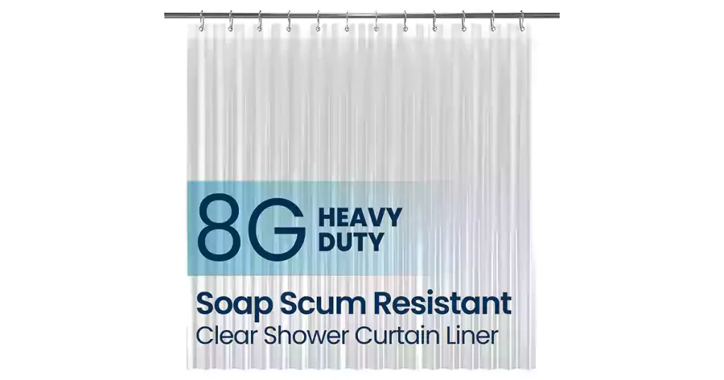 best bathroom accessories best bathroom accessories LiBa PEVA Resistant Anti-Bacterial Clear Shower Curtain Liner