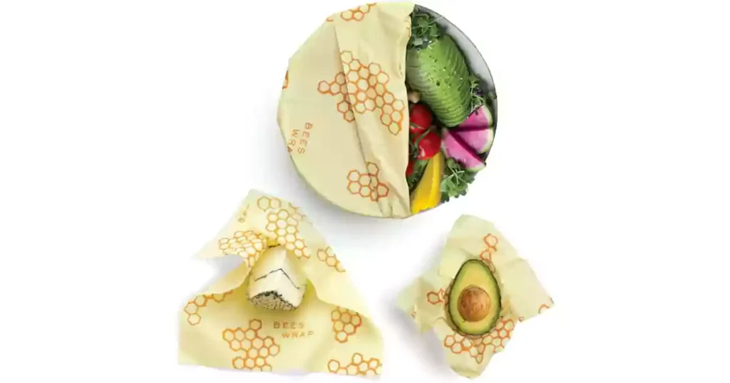 best eco friendly kitchen gadgets Bee's Wrap - Assorted 3 Pack - Made in USA - Certified Organic Cotton