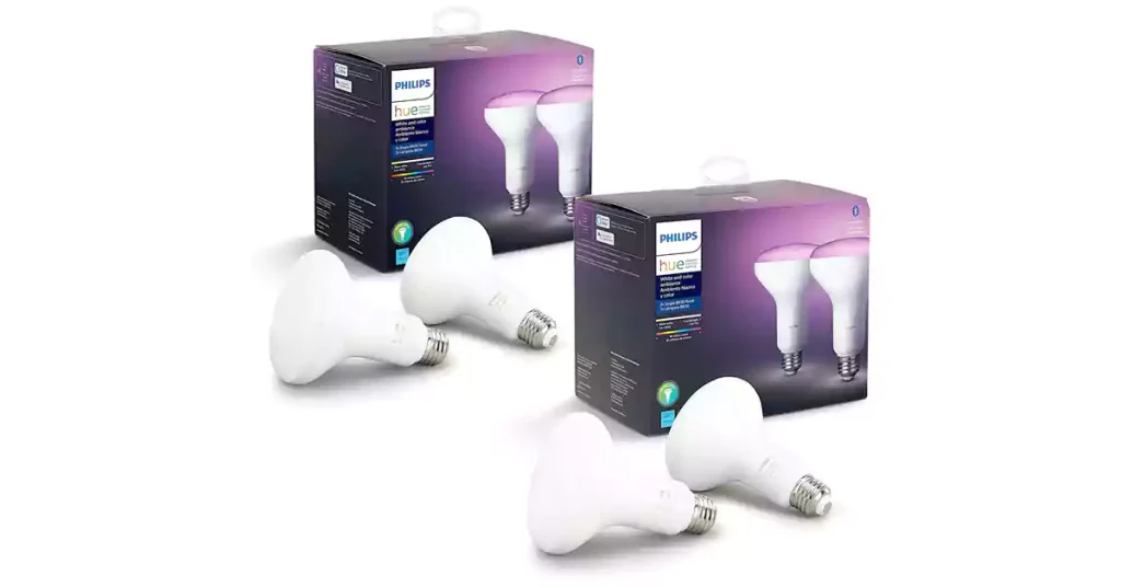 best home products Philips Hue White & Color Ambiance BR30 LED Smart Bulbs